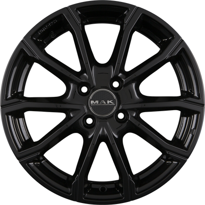 Mak DaVinci gloss black Alufelge 6.5x17 Zoll ET41 LK 4x98 ML58.1 – Bild 4
