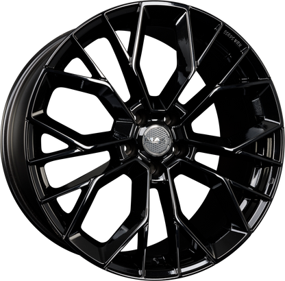 Mak Stilo gloss black Alufelge 7.5x18 Zoll ET39 LK 5x100 ML57.1 – Bild 5