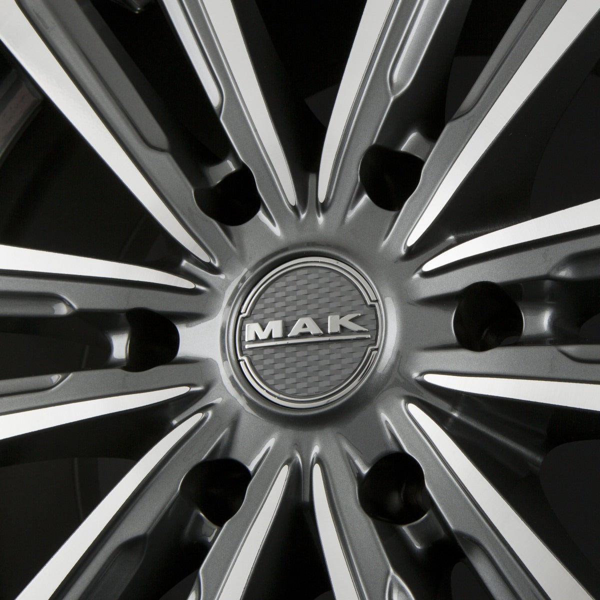 Mak Safari 6 gun metallic mirror Alufelge 8.5x20 Zoll ET25 LK 6x139.7 ML110.1 – Bild 5