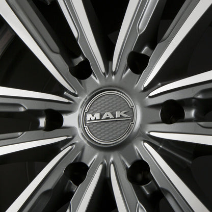 Mak Safari 6 gun metallic mirror Alufelge 8.5x20 Zoll ET25 LK 6x139.7 ML110.1 – Bild 5