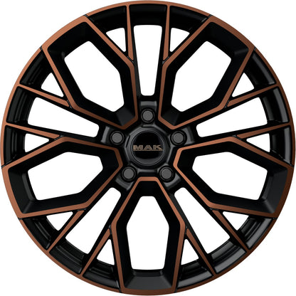 Mak Stilo black & bronze Alufelge 8.5x19 Zoll ET40 LK 5x112 ML66.45 – Bild 2