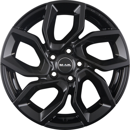 Mak Apollo gloss black Alufelge 6.5x16 Zoll ET32 LK 4x108 ML65.1 – Bild 4
