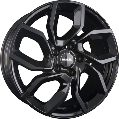 Mak Apollo gloss black Alufelge 6.5x16 Zoll ET32 LK 4x108 ML65.1 – Bild 5