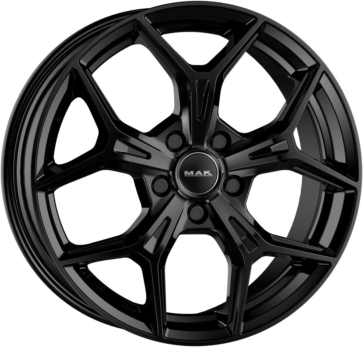 Mak Epica gloss black 8x18 ET46 - LK5/112 ML57.1