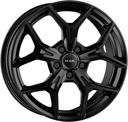 Mak Epica gloss black 8x18 ET46 - LK5/112 ML57.1