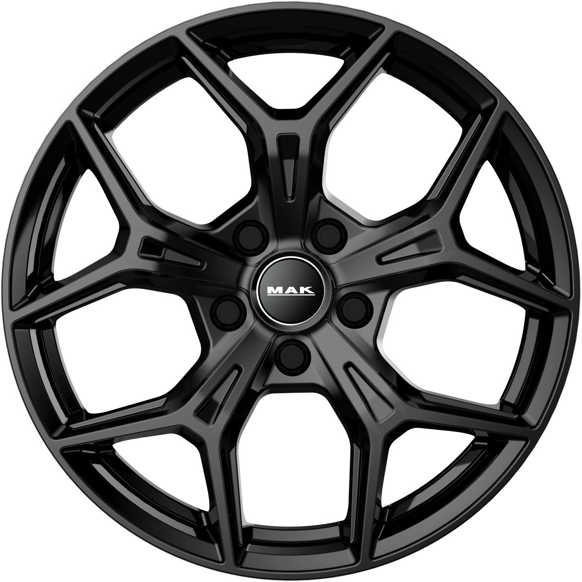 Mak Epica gloss black 8x18 ET46 - LK5/112 ML57.1