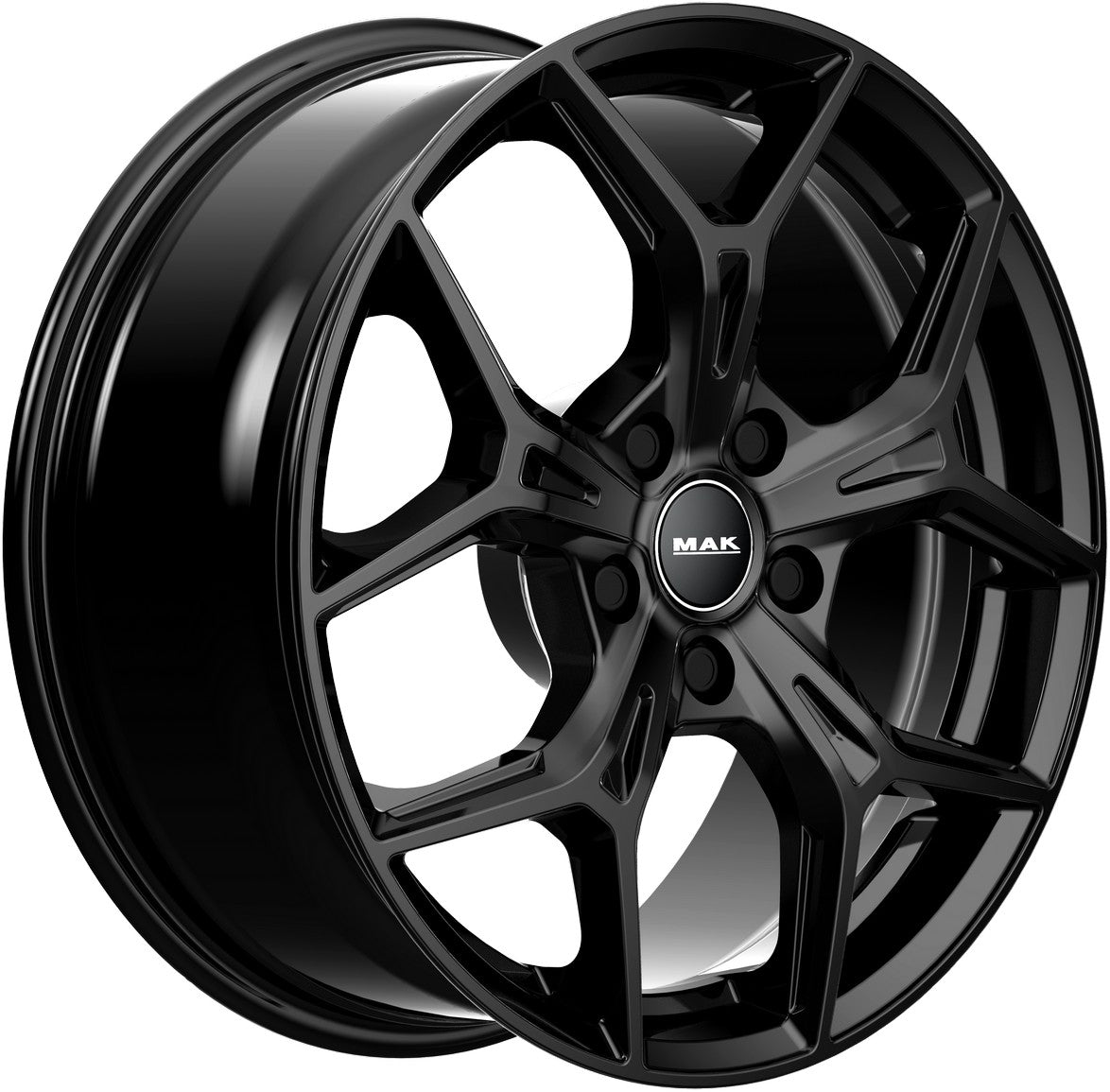 Mak Epica gloss black 8x18 ET46 - LK5/112 ML57.1