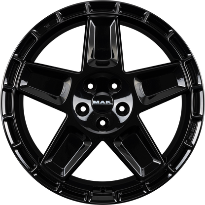 Mak Trek gloss black Alufelge 9x20 Zoll ET25 LK 5x130 ML84.1 – Bild 4