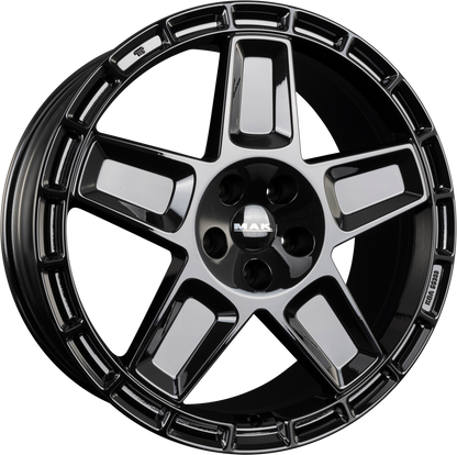 Mak Trek gloss black Alufelge 9x20 Zoll ET25 LK 5x130 ML84.1 – Bild 5