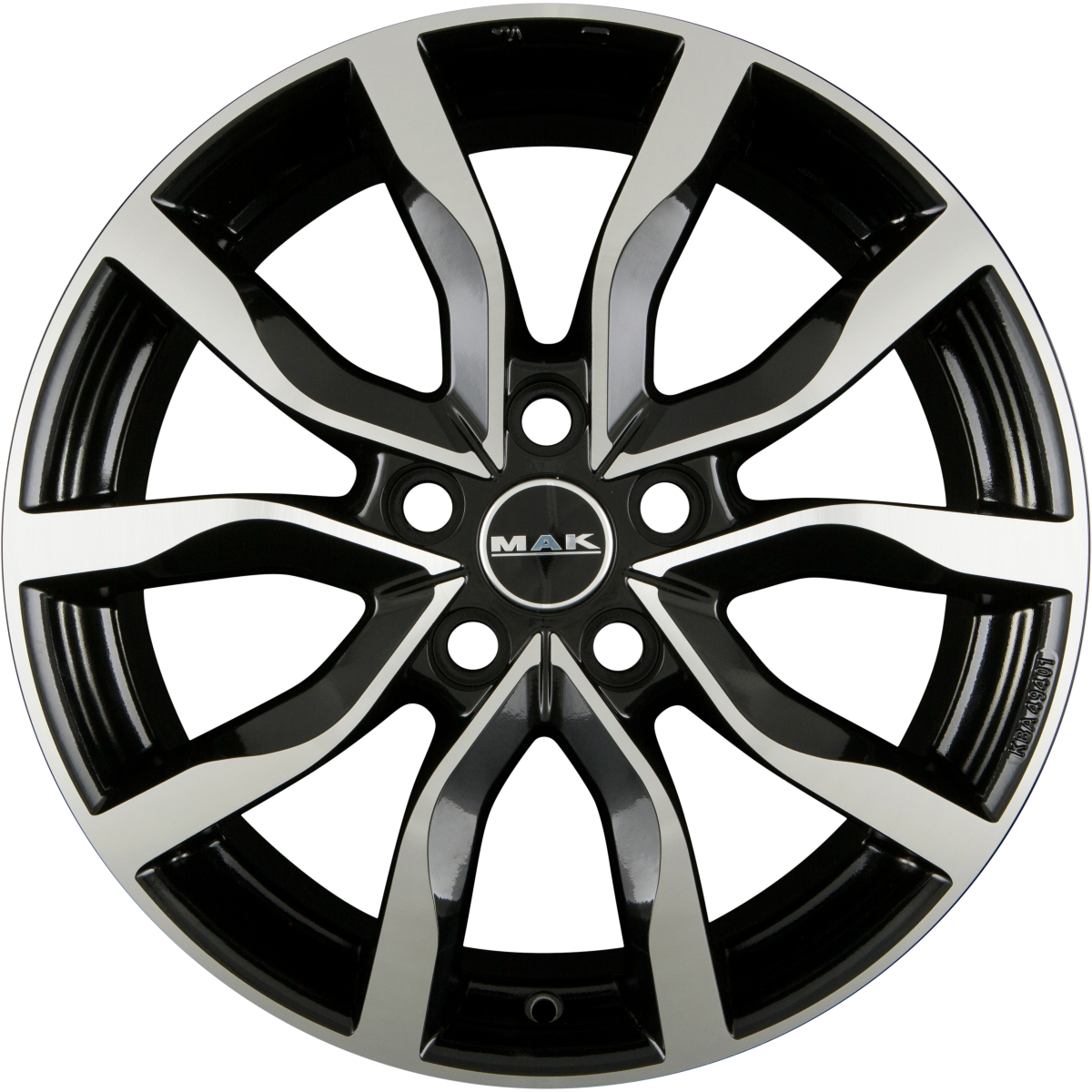 Mak Köln black mirror Alufelge 9x19 Zoll ET58 LK 5x112 ML57.1 – Bild 4