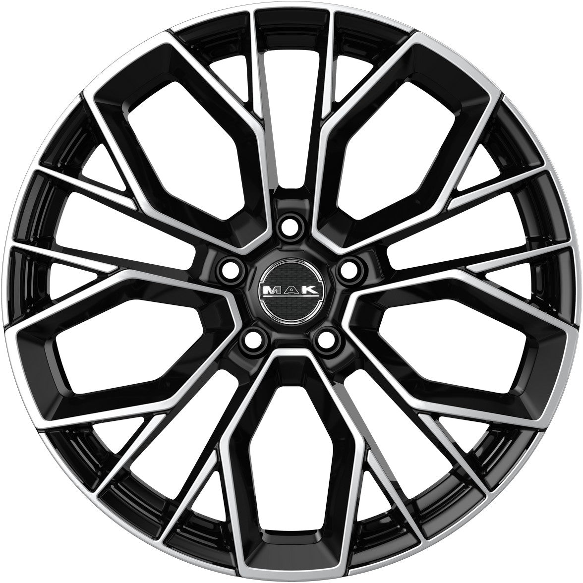 Mak Stilo black mirror Alufelge 8.5x19 Zoll ET45 LK 5x120 ML65.1 – Bild 2