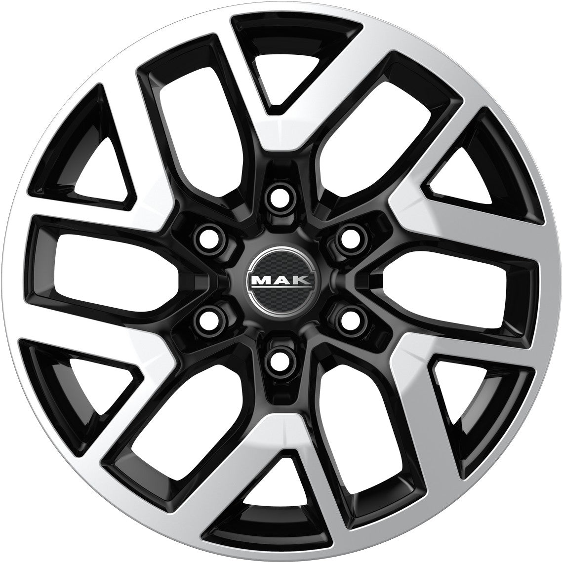 Mak Gravel black mirror 6.5x16 ET50 - LK6/120 ML74.5