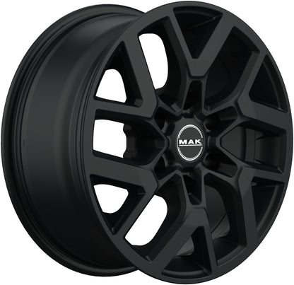 Mak Gravel matt black Alufelge 7x17 Zoll ET50 LK 6x120 ML74.5 – Bild 3