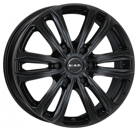 Mak Safari 6 gloss black 6.5x17 ET50 - LK6/120 ML74.5