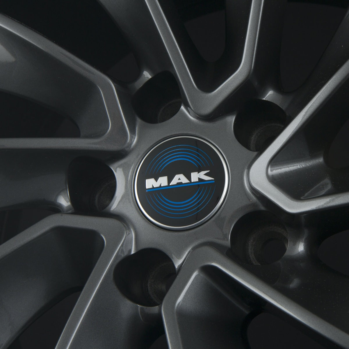 Mak Solar gloss gun metallic Alufelge 9.5x20 Zoll ET45 LK 5x114.3 ML64.1 – Bild 7