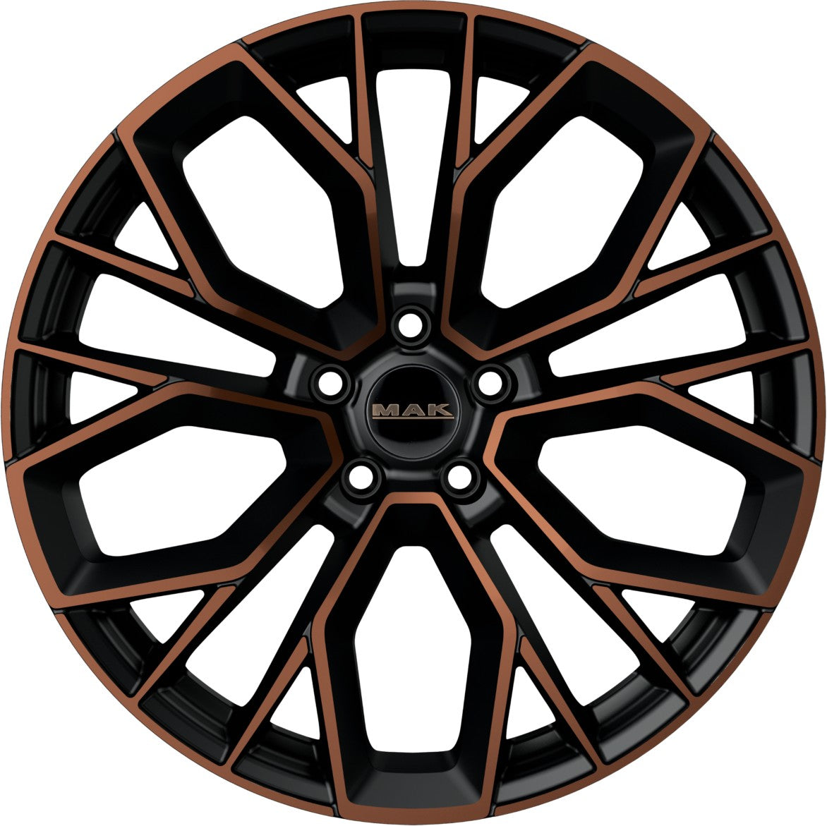 Mak Stilo-D black & bronze 10x21 ET38 - LK5/112 ML66.6