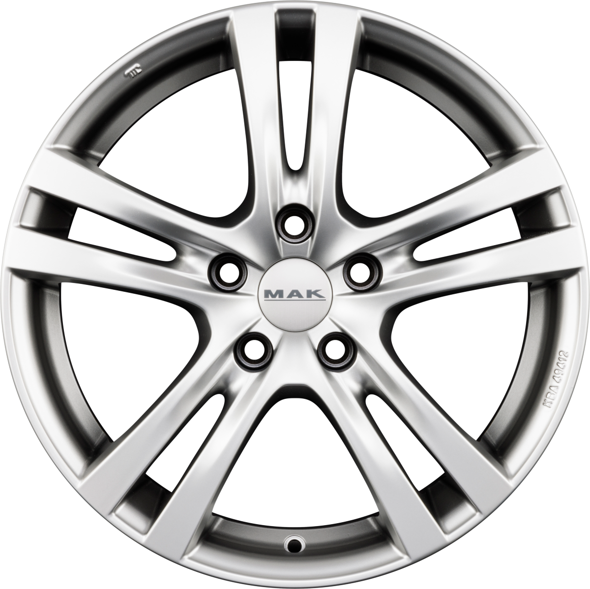 Mak Zenith matt titan Alufelge 6.5x15 Zoll ET25 LK 4x108 ML65.1 – Bild 4