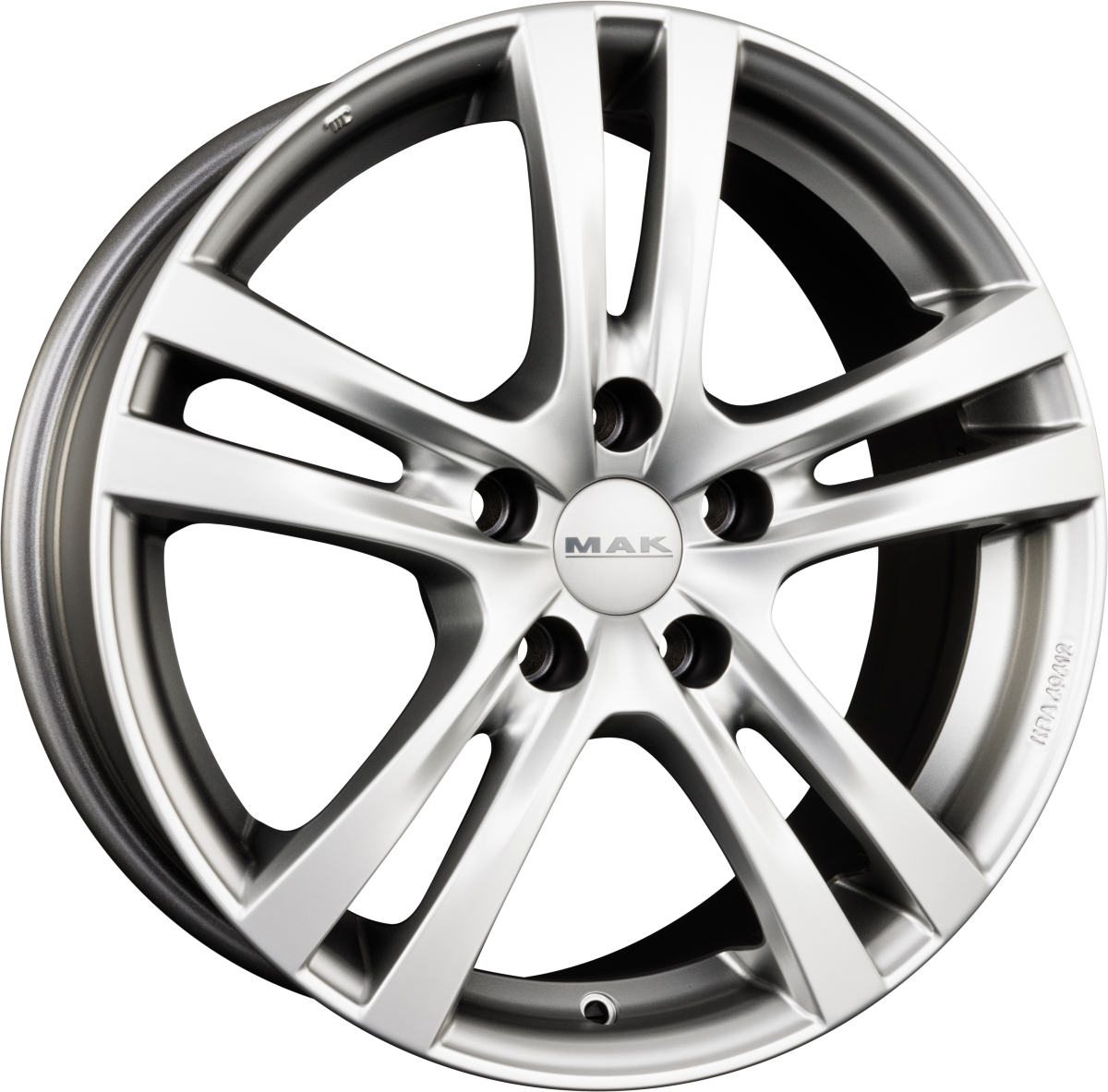 Mak Zenith matt titan Alufelge 6.5x15 Zoll ET25 LK 4x108 ML65.1 – Bild 5
