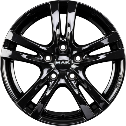 Mak Zenith gloss black Alufelge 8x17 Zoll ET42 LK 5x112 ML76 – Bild 4