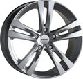 Mak Zenith matt titan Alufelge 8x17 Zoll ET50 LK 5x114.3 ML76
