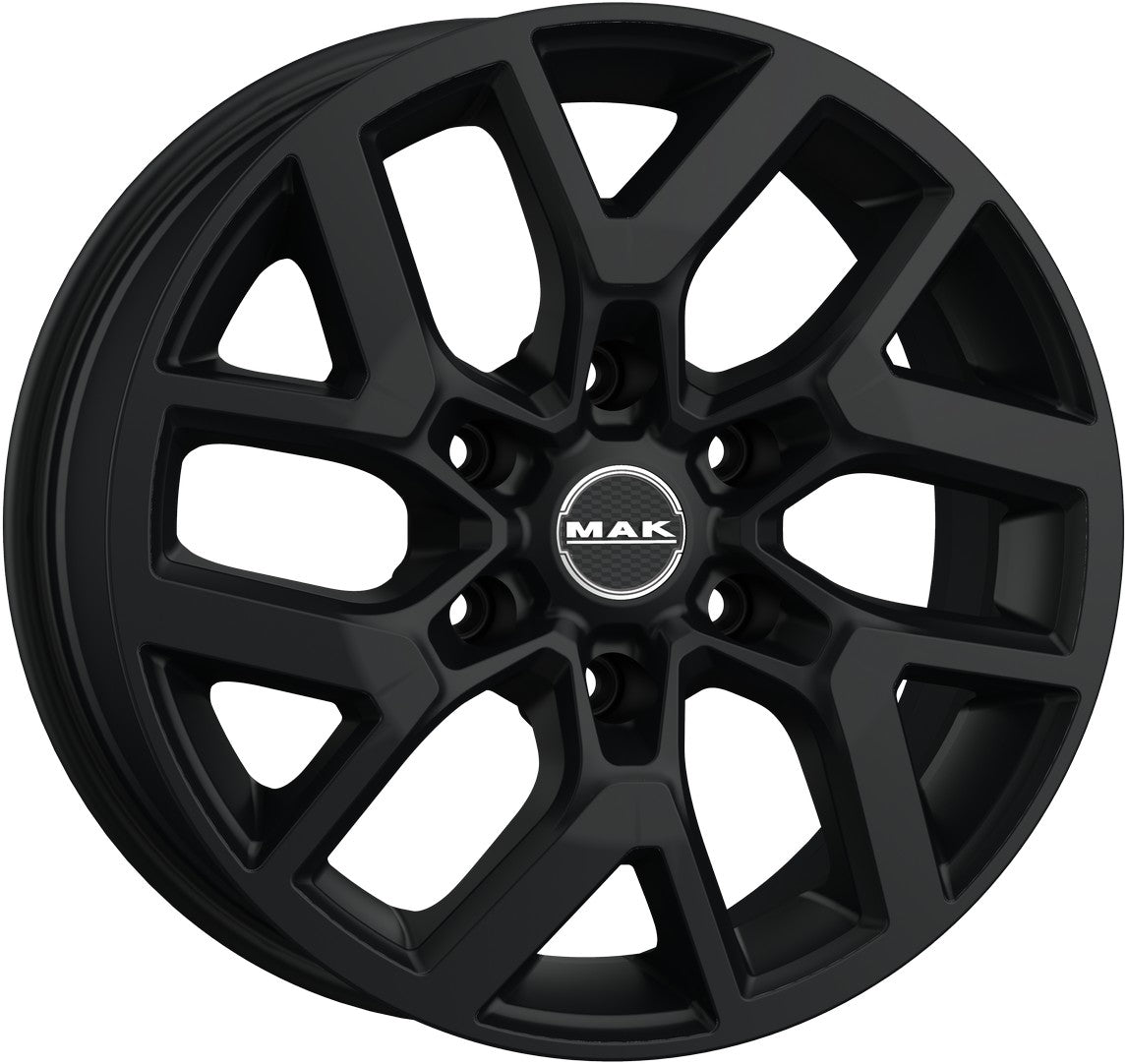 Mak Gravel matt black 7.5x19 ET52 - LK6/120 ML74.5