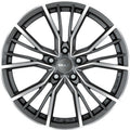 Mak Union gun metallic mirror Alufelge 7.5x17 Zoll ET45 LK 5x100 ML57.1 – Bild 2