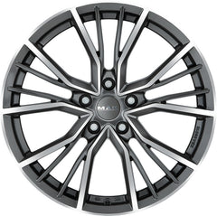 Mak Union gun metallic mirror Alufelge 7.5x17 Zoll ET45 LK 5x100 ML57.1