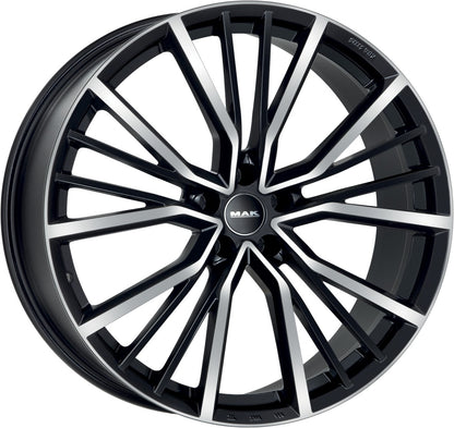 Mak Union black mirror 7x17 ET48 - LK5/100 ML57.1