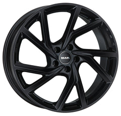 Mak Kassel gloss black Alufelge 8x19 Zoll ET44 LK 5x120 ML64.1