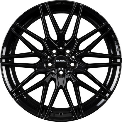 Mak Sturm gloss black Alufelge 10.5x21 Zoll ET41 LK 5x120 ML66.6 – Bild 4