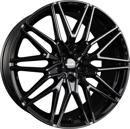 Mak Sturm gloss black Alufelge 10.5x21 Zoll ET41 LK 5x120 ML66.6 – Bild 5