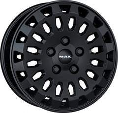 Mak Overland matt black Alufelge 6.5x16 Zoll ET65 LK 5x130 ML78.1