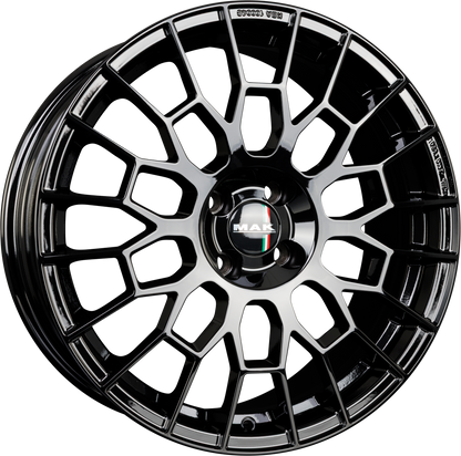 Mak APX gloss black Alufelge 7.5x18 Zoll ET40 LK 4x100 ML72 – Bild 5