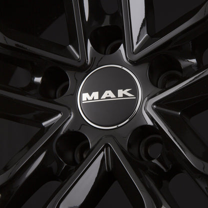 Mak Union gloss black Alufelge 8x18 Zoll ET38 LK 5x112 ML66.45 – Bild 7