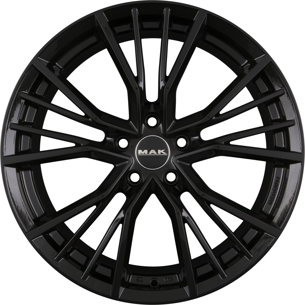 Mak Union gloss black Alufelge 8.5x19 Zoll ET44 LK 5x112 ML57.1 – Bild 4