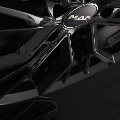 Mak Union gloss black Alufelge 8.5x19 Zoll ET44 LK 5x112 ML57.1 – Bild 6