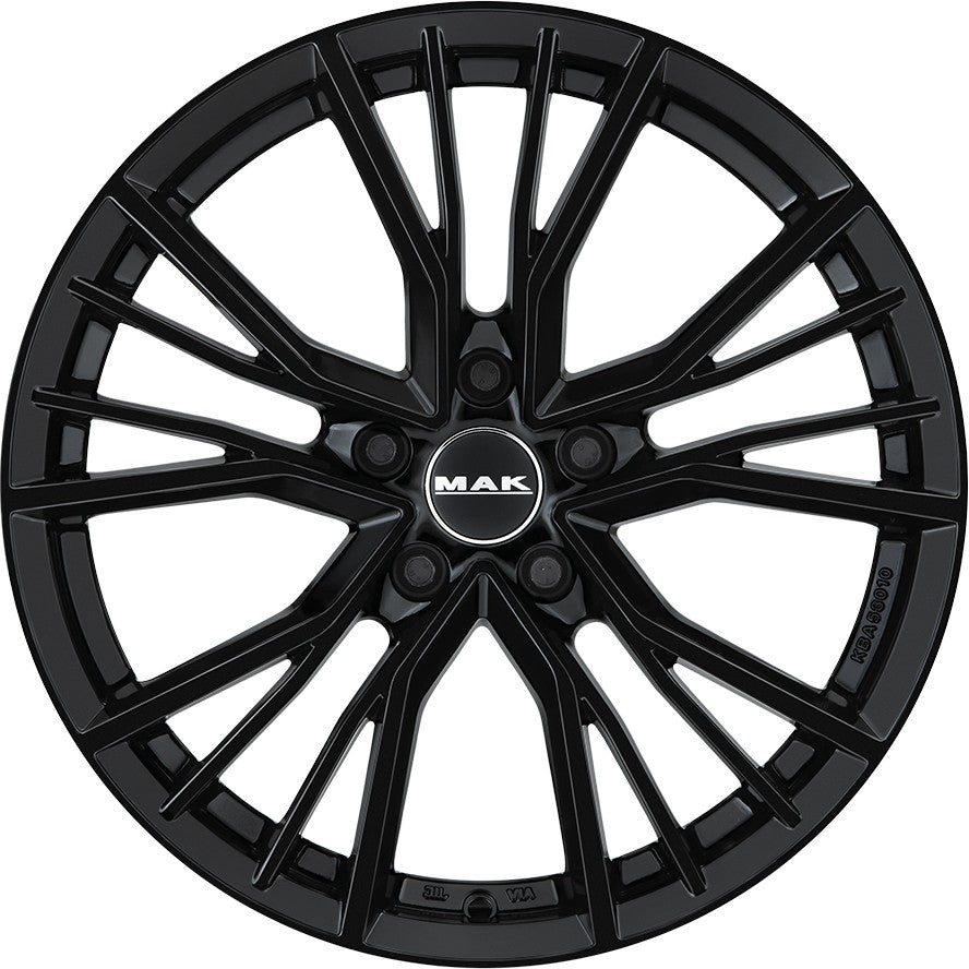 Mak Union gloss black 8.5x19 ET44 - LK5/112 ML66.45