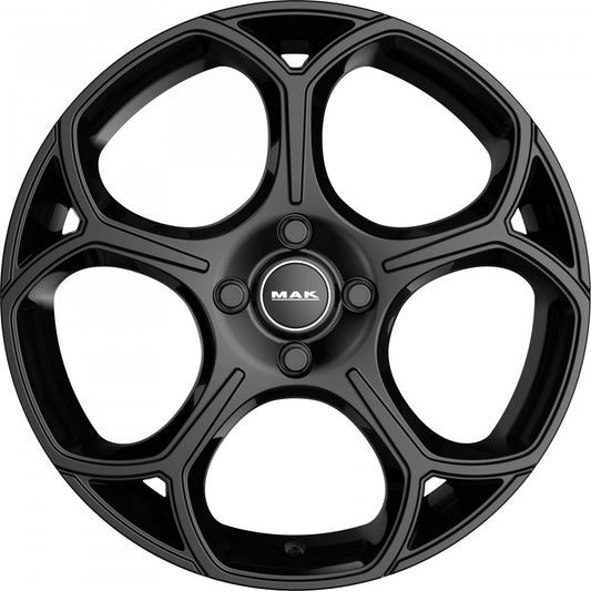 Mak Monza gloss black 7x18 ET35 - LK4/108 ML65.1