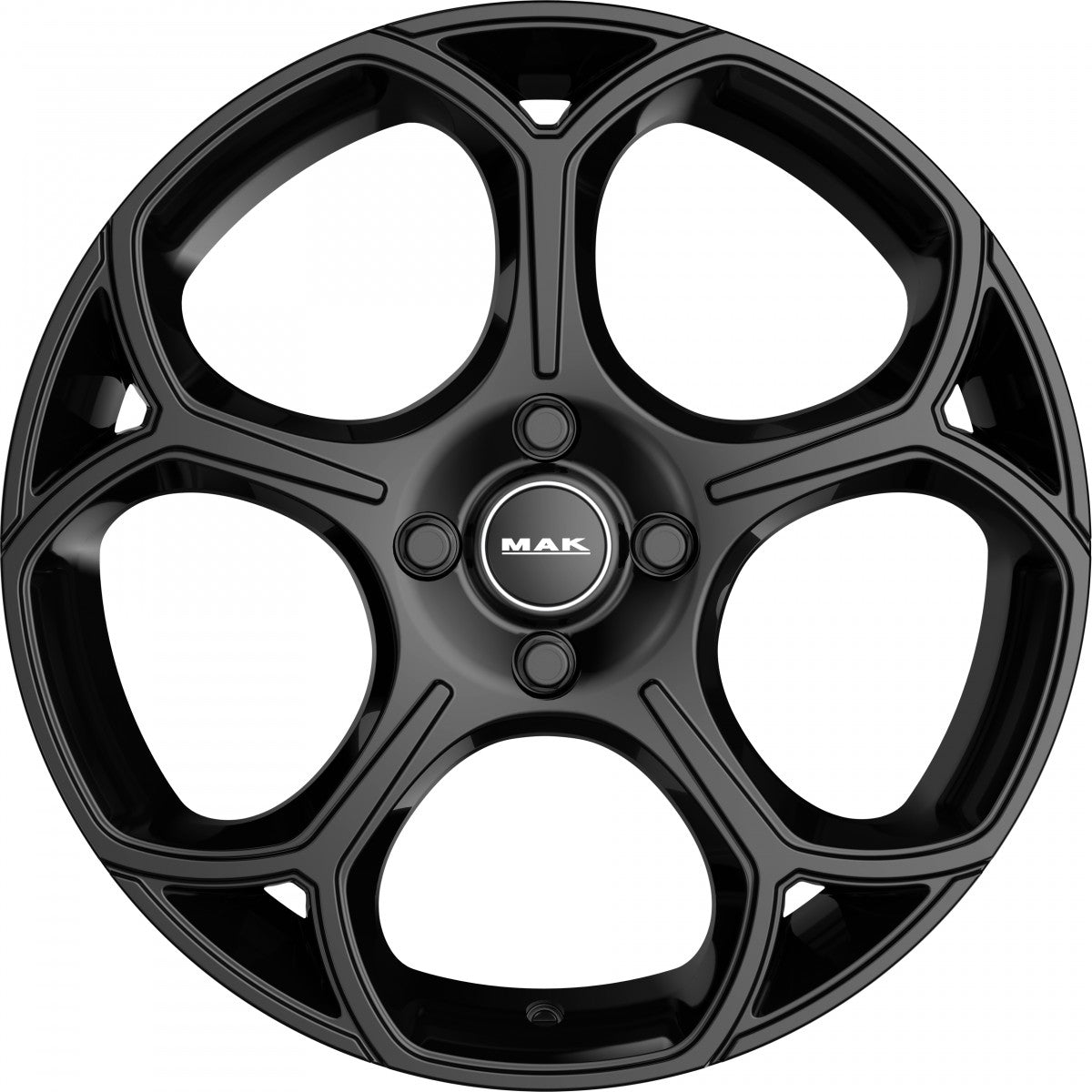 Mak Monza gloss black 7.5x18 ET42 - LK5/108 ML65.1