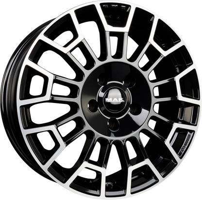 Mak Nomad black mirror Alufelge 7x17 Zoll ET60 LK 5x120 ML65.1 – Bild 5