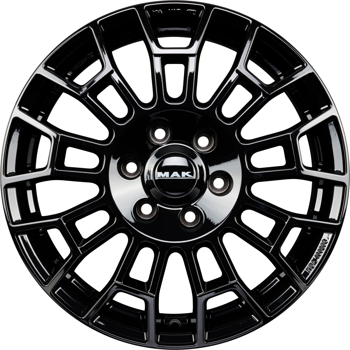 Mak Nomad-2 gloss black Alufelge 7.5x17 Zoll ET37 LK 6x139.7 ML67.1 – Bild 4
