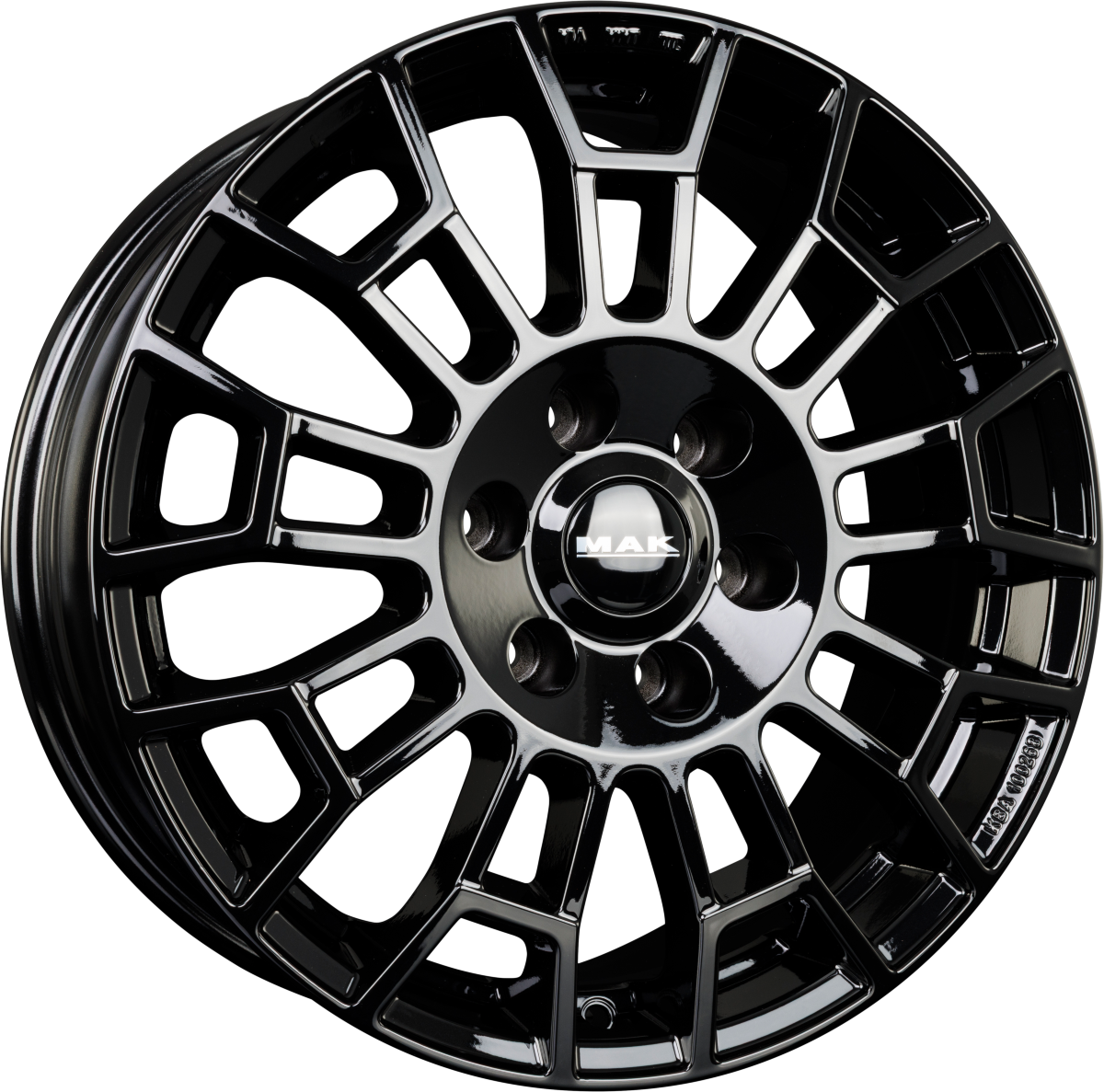 Mak Nomad-2 gloss black Alufelge 7.5x17 Zoll ET37 LK 6x139.7 ML67.1 – Bild 5