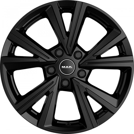 Mak Qvarz gloss black 7x17 ET41 - LK5/98 ML58.1