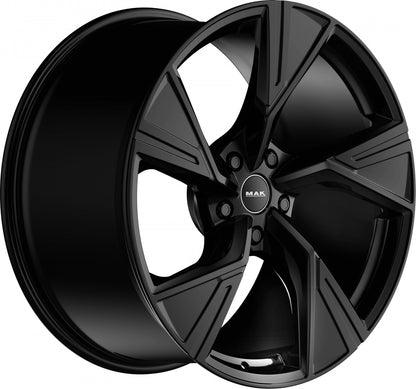 Mak Stark-D gloss black 11.5x23 ET48 - LK5/120 ML63.4