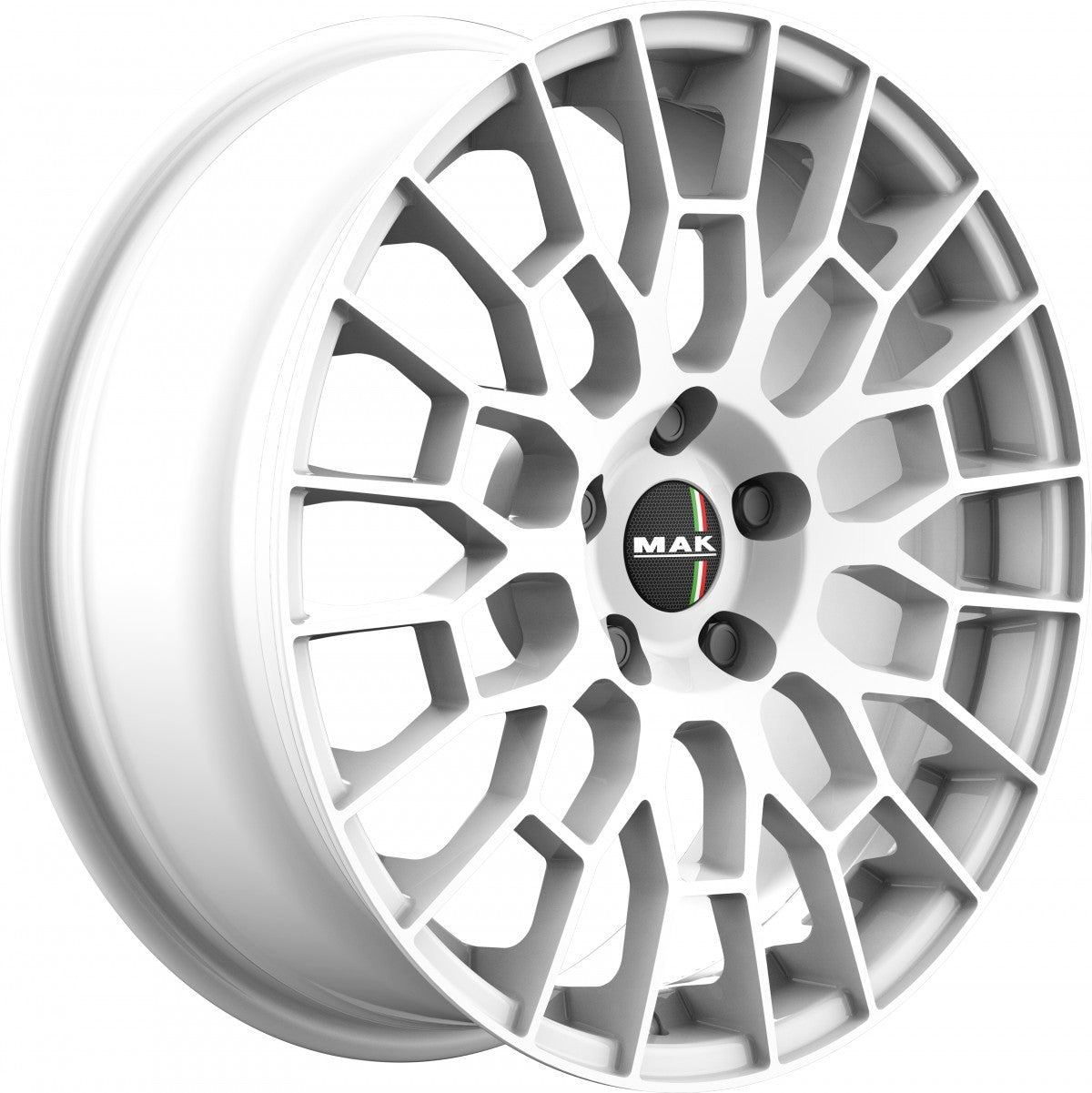 Mak APX gloss white 7.5x18 ET40 - LK4/100 ML72