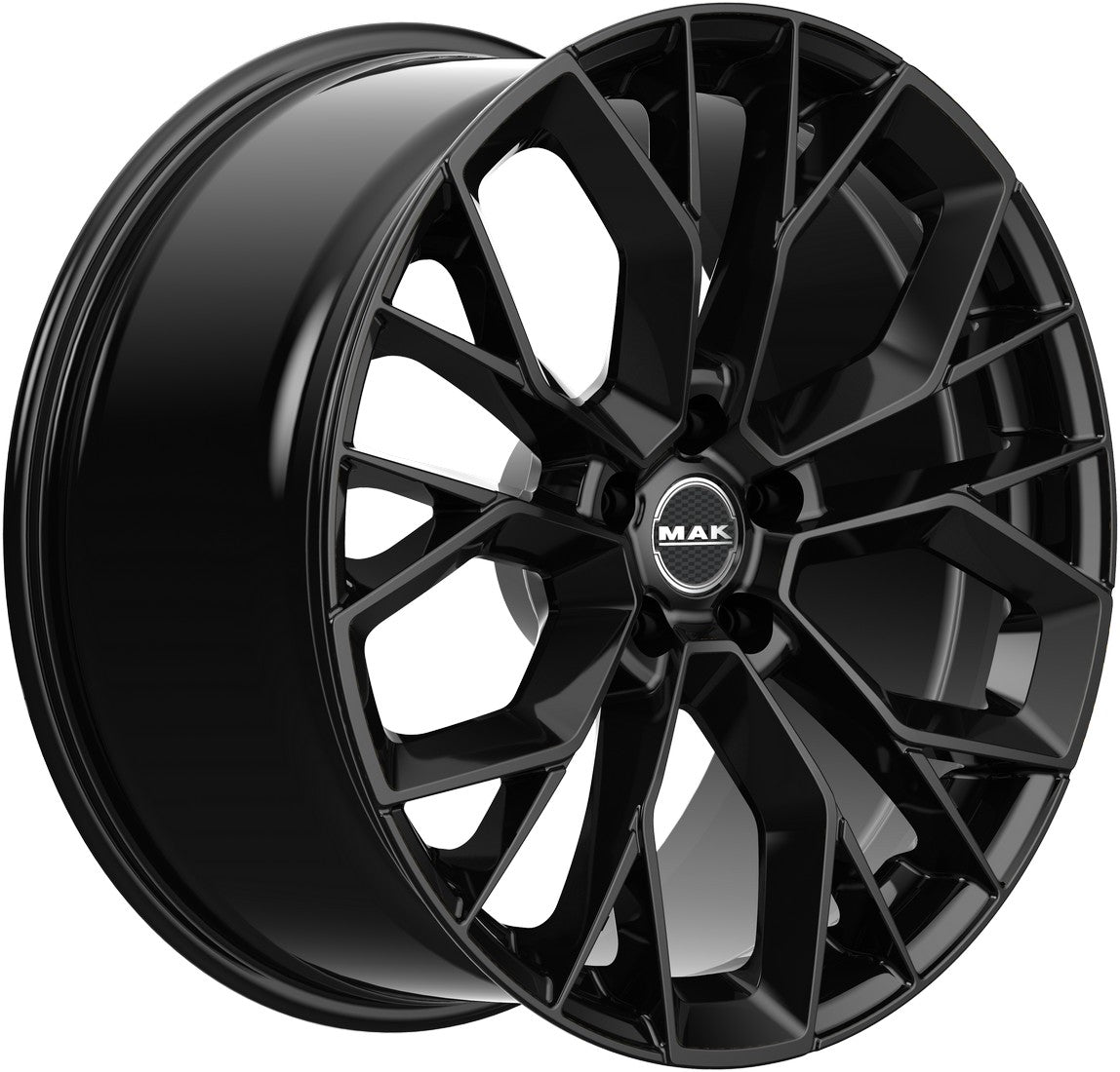 Mak Stilo-D gloss black 11.5x22 ET47 - LK5/130 ML66.45