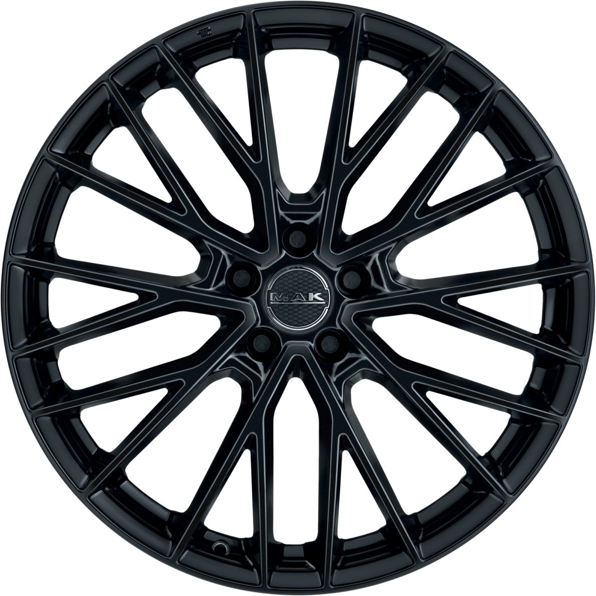 Mak Speciale gloss black 8.5x19 ET38 - LK5/112 ML57.1