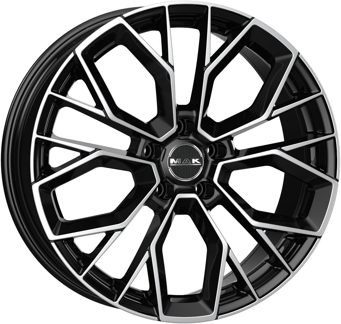 Mak Stilo black mirror Alufelge 8.5x19 Zoll ET38 LK 5x112 ML57.1
