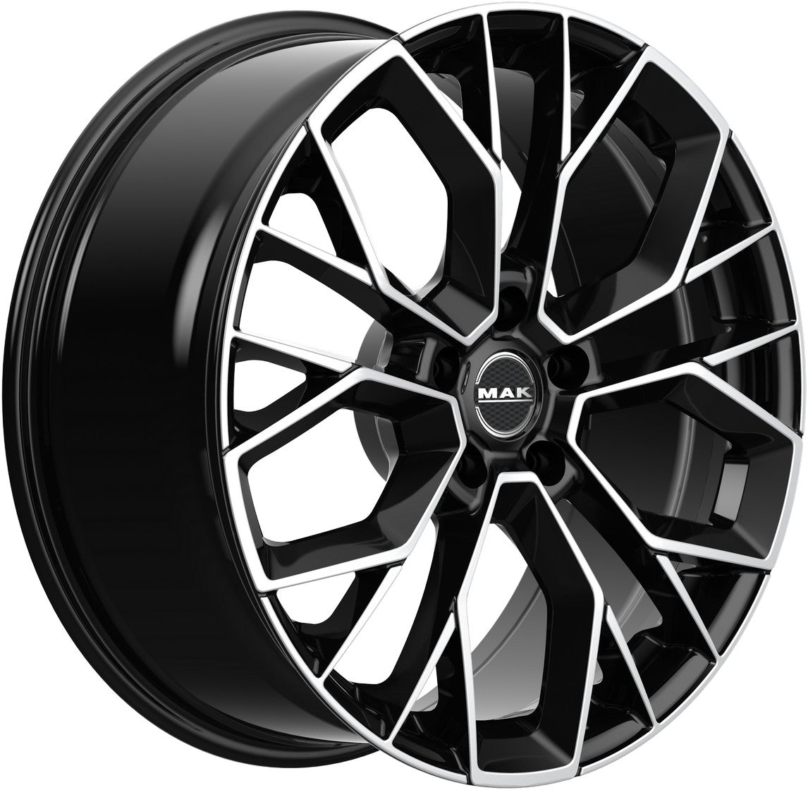 Mak Stilo black mirror Alufelge 8.5x19 Zoll ET38 LK 5x112 ML57.1 – Bild 3