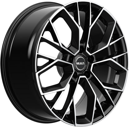 Mak Stilo black mirror Alufelge 8.5x19 Zoll ET38 LK 5x112 ML57.1 – Bild 3